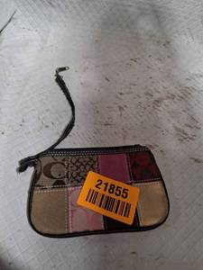 lot 21855 image: Coach Small Wristlet Pouch