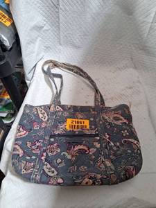lot 21861 image: Vera Bradley Quilted Floral Tote Bag