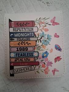 lot 21891 image: Taylor Swift Album Titles Wallet with Affirmations