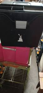 lot 21983 image: Black Filing Box with Organizer Compartments