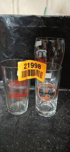 lot 21998 image: Mixed Promotional Pint Glass Collection