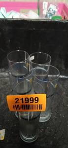 lot 21999 image: Bud Light Beer Glasses Set of 5