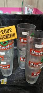 lot 22002 image: Budweiser Beer Glass Set