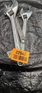 lot 22040 image: Crescent Adjustable Wrench Set