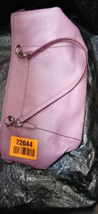 lot 22044 image: Coach Leather Shoulder Bag in Lilac