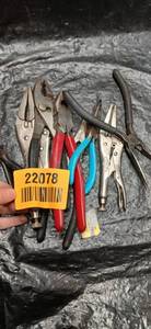 lot 22078 image: Mixed Lot of Professional Grade Pliers