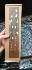 lot 22142 image: Halloween Ghost LED Taper Candles with Remote