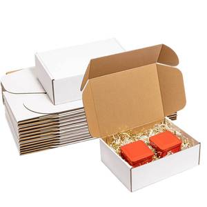 lot 1027 image: Wowxyz Shipping Boxes 12x9x4 Inches 20 Pack Corrugated Cardboard Mailing Boxes for Small Business - Medium White Literature Mailer Packaging Supplies - Retail $30