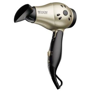 lot 1043 image: REVLON 1875W Compact Folding Handle Hair Dryer  Great for Travel - Retail $16