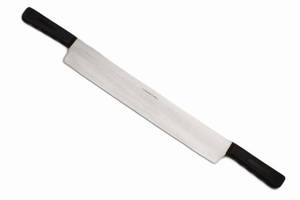 lot 1073 image: Columbia Cutlery Double Handled Cheese Knife - 15 Blade Length - Retail $43