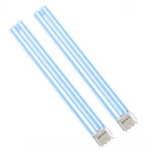 lot 1075 image: R-LOMU 2PC UV Light Tube Ozone Sanitizer Bulb Ultraviolet Lamp Quartz Type 38W - Retail $25