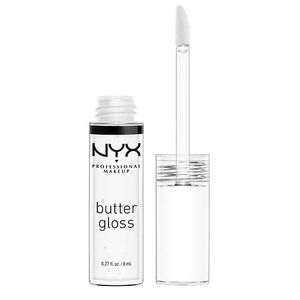lot 1096 image: NYX Professional Makeup Butter Lip Gloss - 54 Clear - 0.27 fl oz - Retail $16