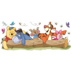 lot 1108 image: RoomMates Disney Pooh and Friends Outdoor Fun Giant Peel and Stick Wall Decals , RMK2553GM - Retail $14