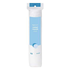 lot 1136 image: Basics Hypoallergenic 100% Cotton Rounds  100 Count 100 Count (Pack of 1) - Retail $11