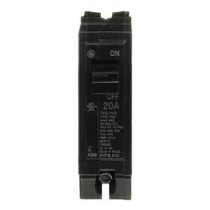 lot 1149 image: ABB Q-Line THQL1120 Q Line 20A Single-Pole Circuit Breaker 120240 VAC, 20 Amp, 10 kA Interrupt THQL One-Pole Load Center Circuit Breaker Non-Interchangeable Thermal Magnetic Trip&nbsp
