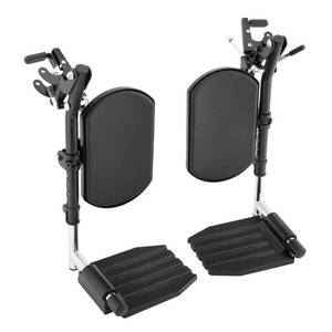 lot 1159 image: Invacare Wheelchair Elevating Legrest with Calf Support, Footrest with Swing Away Function, Adjustable Length, Tool-Free Installation, Compatible with Most US Wheelchairs&nbsp
