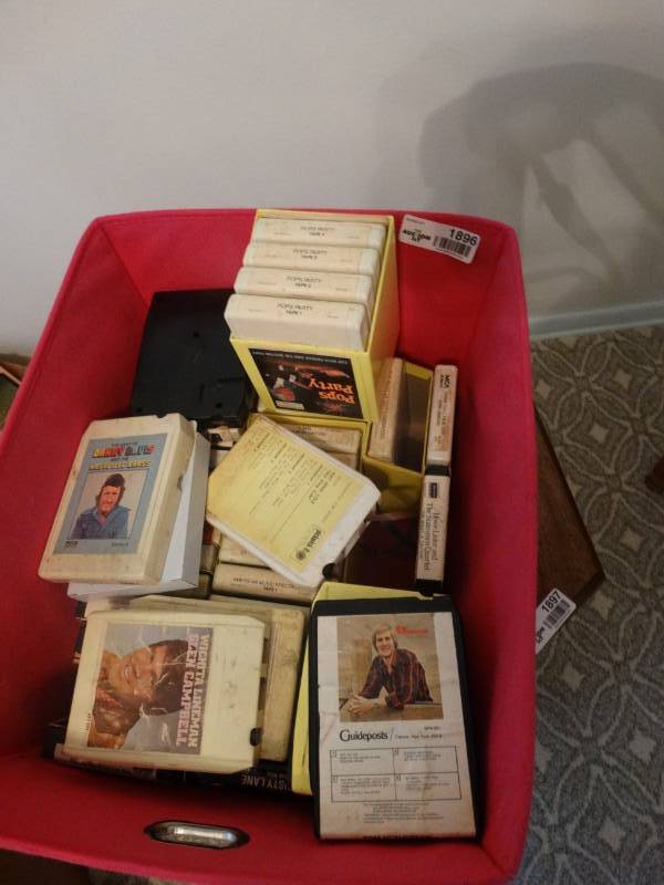 lot 1896 image: Lot of 8- tracks.