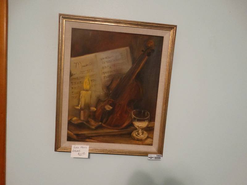 lot 1904 image: Violin music artwork.