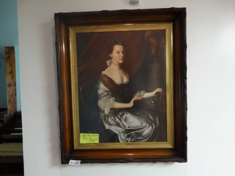 lot 1911 image: Nobility framed art.
