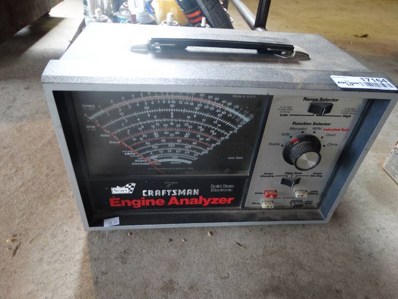 lot 17164 image: Craftsman enginne analyzer.