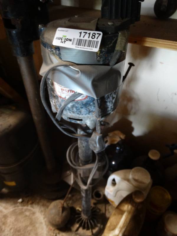 lot 17187 image: 3 Sump pump pedetals.