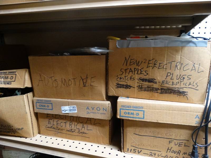 lot 17193 image: Electrical, castors, automotive parts, fuel genie & more.