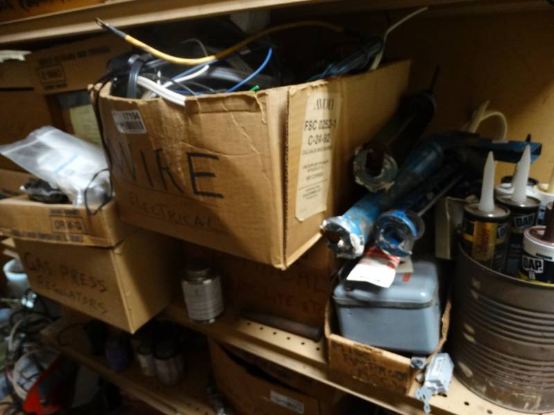 lot 17194 image: Wire, gas  press regulators, buick, calk, automotive wires & more.