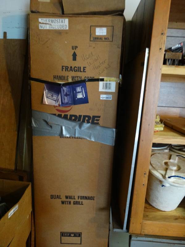 lot 17215 image: Used wall heater.