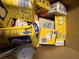 lot 1534 image: Box of misc. light bulbs -- DR