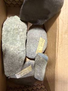 lot 1457 image: Indian hammer heads, Gray Stone -- GAR