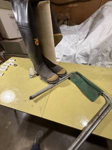 lot 1480 image: LaCross Industrial Waders (size 12), folding stools - GAR
