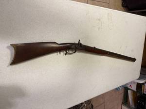 lot 1169 image: 40 CAL HALF STOCK PERCUSSION BLACK POWDER RIFLE