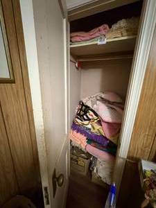 lot 1628 image: Closet full of blankets and afghan - NBD