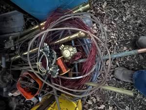 lot 1597 image: COPPER AND BRASS SCRAP....................BY