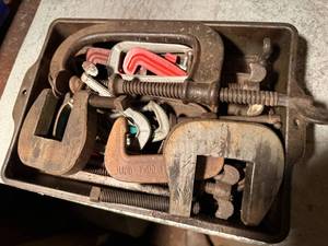 lot 1703 image: Misc. C-clamps - SSH