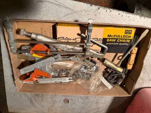 lot 1707 image: Chain saw sharpening tools -- SSH