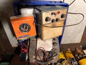 lot 1715 image: 3 vintage dwell meters  vacuum gauge tester -- SSH