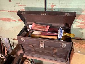 lot 1659 image: Toolbox (5-drawer) - torque wrench & drill bits, taps, measuring tools (calipers, lathe tools) - NS