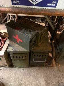 lot 1668 image: Ammo cans (2 large, 2 small) -- NS