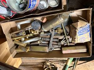 lot 1682 image: Solid brass stock & misc. - NS