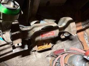 lot 1689 image: DAYTON GRINDER (WORKS) W EXTRA GRINDER WHEELS- NSHOP