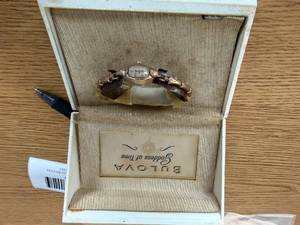 lot 1813 image: Bulova Ladies Watch 10K RqP 13.42 grams