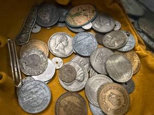 lot 1839 image: ANTIQUE MISCELLANEOUS TOKENS