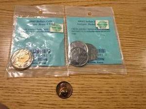 lot 1843 image: MASON STAMPED PENNY & HOBBY LOBBY COINS