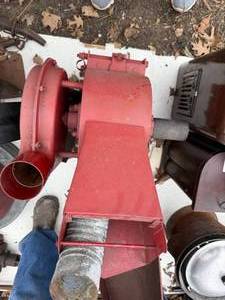 lot 1769 image: Belt-driven grain mill -- BY
