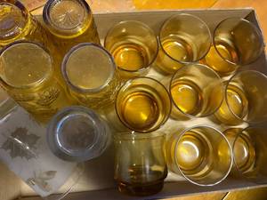 lot 1529 image: Tea glasses, juice glasses -- DR