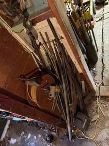 lot 1959 image: MISCELLANEOUS SMALL TUBING & FLAT STOCK & EXTENSION REEL- NSHOP