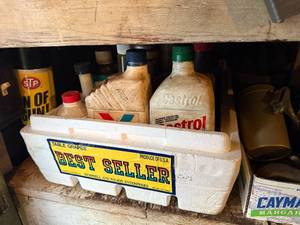 lot 1962 image: 3RD SHELF MISCELLANEOUS SHOP SUPPLIES- SHOP N