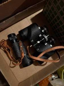 lot 1970 image: FLAT W MONOCULAR BINOCULAR & FLAT OF HERTERS MONOCULAR BINOCULAR