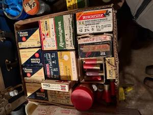 lot 2102 image: Vintage shotgun shells -- NS